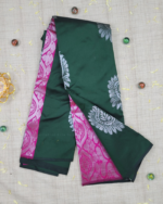Vasthrakala Emerald Blossom Charm Saree
