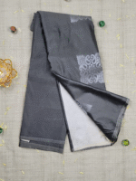 Vastrakala Radiant Grey Fine Border Saree